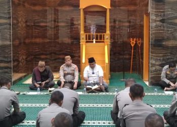 Tingkatkan Mental dan Spiritual Personel, Polda Gorontalo Gelar Binrohtal