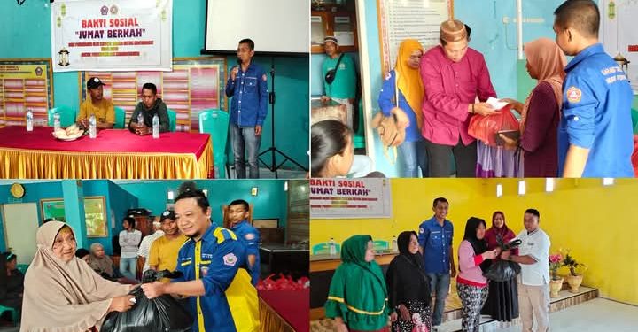 Lewat Jumat Berkah, Penambang Rakyat Pohuwato Gelar Bakti Sosial di Empat Desa
