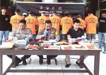 Polres Pohuwato Berhasil Amankan 12 Tersangka Pada 6 Kasus Narkoba