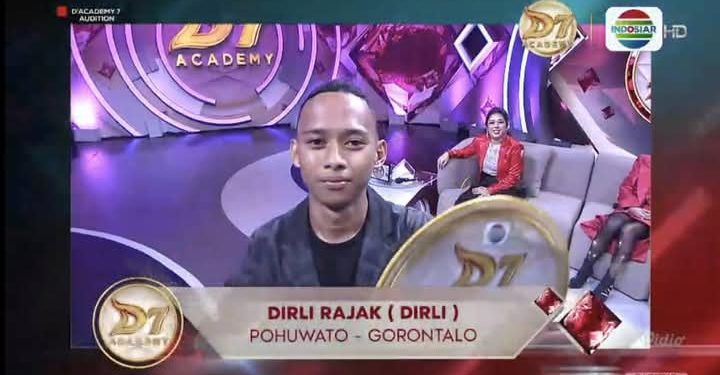 Dirli Radjak Putra Daerah Pohuwato Lolos Seleksi D7 Academy Indosiar 2025